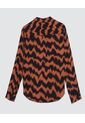 Blusa Para Mujer Manga 3/4 Color Terracota Marca Ostu #40120768 de Ostu