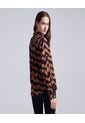 Blusa Para Mujer Manga 3/4 Color Terracota Marca Ostu #40120768 de Ostu