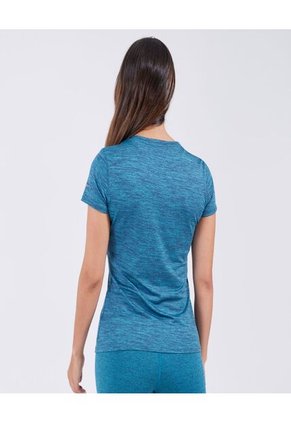 Camiseta Para Mujer Manga Corta Color Azul  Marca Ostu #40091807