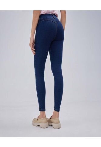 Jean Para Mujer Push Up Color Azul  Marca Ostu #40160432 Ostu