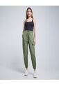 Pantalon Para Mujer Jogger Color Verde  Marca Ostu #40070590 de Ostu