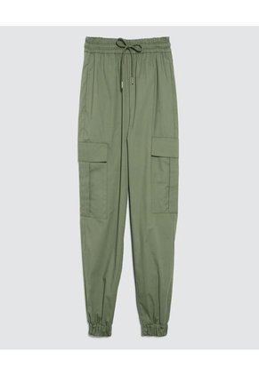 Pantalon Para Mujer Jogger Color Verde  Marca Ostu #40070590