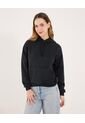 Buzo Para Mujer Hoodie Color Negro Marca Ostu #40060401 de Ostu