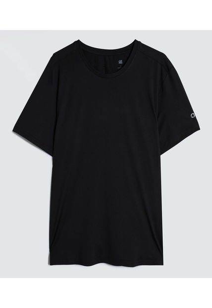 Camiseta Para Hombre Manga Corta Color Negro Marca Ostu #60091287