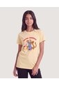 Camiseta Winnie Pooh Together Para Niña  Infantil Niña Amarillo Ostu de Ostu