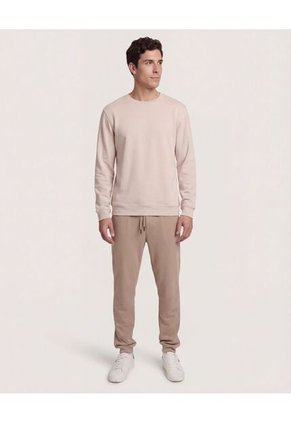 Pantalón  Para Hombre Jogger Color Beige Marca Ostu #60070553