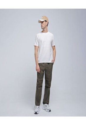 Camiseta Para Hombre Manga Corta Color Crema Marca Ostu #60091337