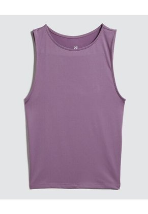 Crop Top Para Mujer Manga Sisa Color Morado Marca Ostu #40091981