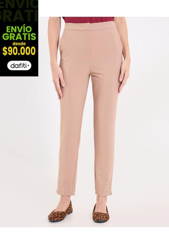 Pantalón Para Mujer Moda Color Café Marca Ostu #40070790 Ostu