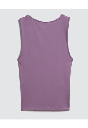 Crop Top Para Mujer Manga Sisa Color Morado Marca Ostu #40091981