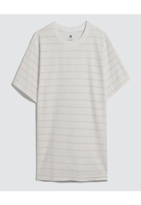 Camiseta Para Hombre Manga Corta Color Crema Marca Ostu #60091337