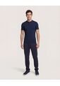 Polo Para Hombre Cuello Mao Sin Bolsillo Color Azul Marca Ostu #60110774 de Ostu