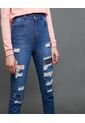 Jean Para Mujer Mom Color Azul  Marca Ostu #40160212 de Ostu