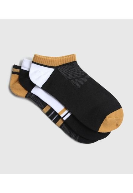 Medias Para Hombre Invisible Color Negro Marca Ostu #60980219