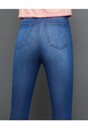 Jean Para Mujer Mom Color Azul  Marca Ostu #40160212