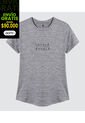 Camiseta Para Mujer Manga Corta Color Gris  Marca Ostu #40092078 de Ostu