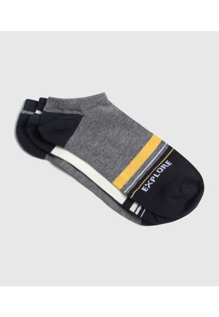 Medias Para Hombre Invisible Color Negro Marca Ostu #60980204