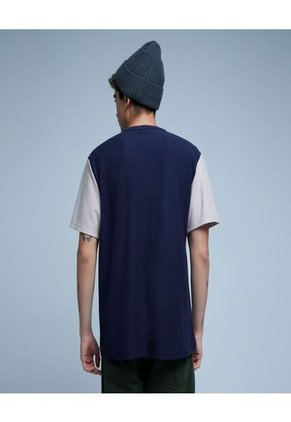 Camiseta Para Hombre Manga Corta Color Azul Marca Ostu #60091252