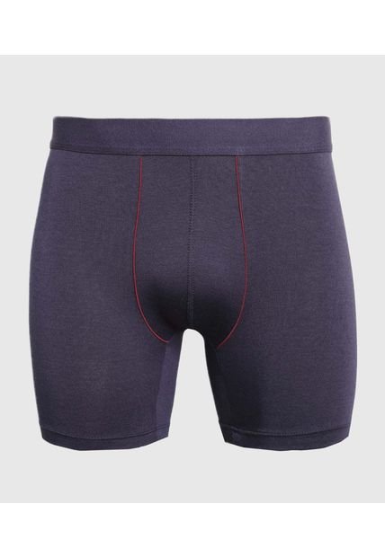 Pantaloncillo Para Hombre Boxer Filete Medio Algodón Color Azul Marca Ostu #60000507