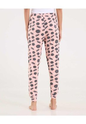 Pantalon Para Mujer Jogger Color Rosado  Marca Ostu #40070401