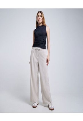 Pantalon Para Mujer Color Beige Marca Ostu #40070658