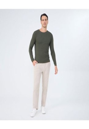 Saco Para Hombre Cuello Redondo Color Verde  Marca Ostu #60330033