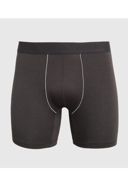 Pantaloncillo Para Hombre Boxer Filete Medio Algodón Color Negro Marca Ostu #60000507