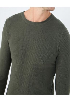 Saco Para Hombre Cuello Redondo Color Verde  Marca Ostu #60330033