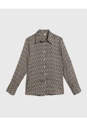 Camisa Para Mujer Manga Larga Color Negro Marca Ostu #40010262