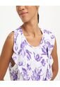 Blusa Para Mujer Manga Sisa Color Morado Marca Ostu #40120726 de Ostu