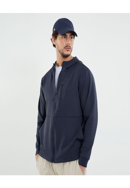 Buzo Para Hombre Zipper Color Azul Marca Ostu #60060507