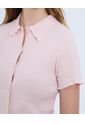 Blusa Para Mujer Manga Corta Color Rosa Marca Ostu #40121129 de Ostu