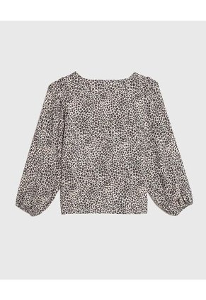 Blusa Infantil Niña Manga Larga Color Negro Marca Ostu #90120051