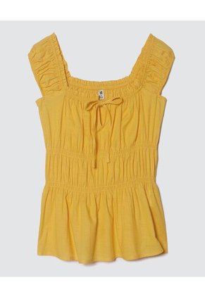 Blusa Para Mujer Manga Sisa Color Naranja Marca Ostu #40120917