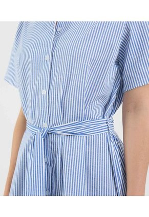 Vestido Para Mujer M/C Largo Color Azul Marca Ostu #40170341