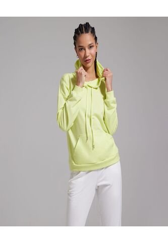 Buzo Para Mujer Hoodie Color Verde  Marca Ostu #40060267 Ostu