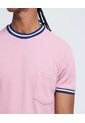 Camiseta Para Hombre Manga Corta Color Rosado  Marca Ostu #60091172 de Ostu