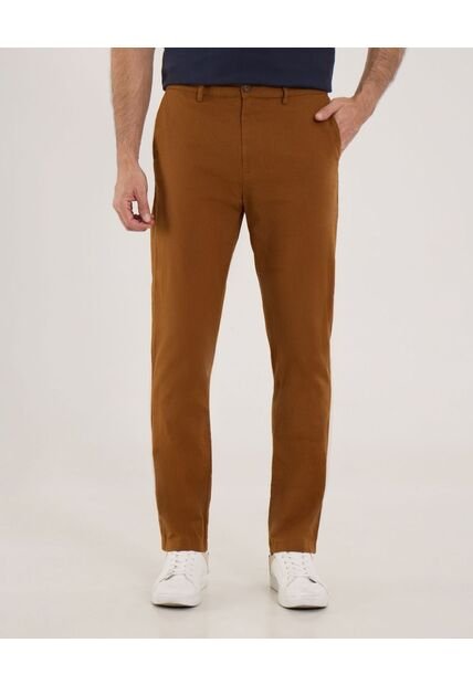 Pantalon Para Hombre Chino Color Café  Marca Ostu #60070348