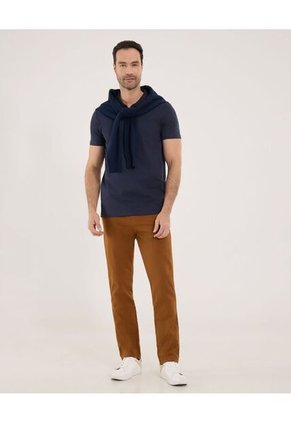 Pantalon Para Hombre Chino Color Café  Marca Ostu #60070348