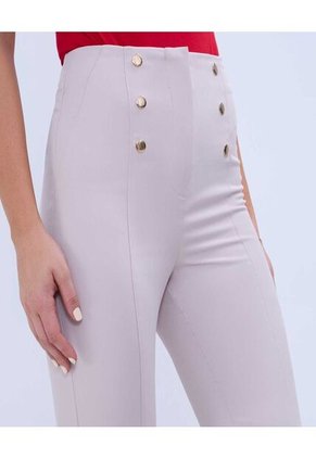 Pantalón Para Mujer Moda Color Beige Marca Ostu #40070695