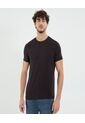 Camiseta Para Hombre Manga Corta Cuello Redondo Color Negro Marca Ostu #60091651 de Ostu
