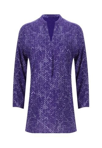 Blusa Para Mujer M/3/4 Ostu Color Morado #40120456 Ostu