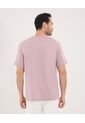 Camiseta Para Hombre Manga Corta Color Rosa Marca Ostu #60091413 de Ostu
