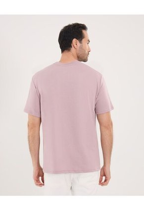 Camiseta Para Hombre Manga Corta Color Rosa Marca Ostu #60091413