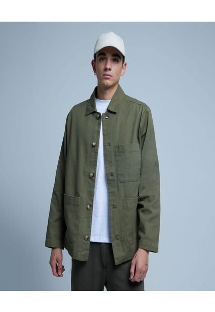 Chaqueta Para Hombre  Color Verde  Marca Ostu #60080134