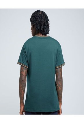 Camiseta Para Hombre Manga Corta Color Verde Marca Ostu #60091314