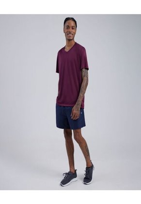 Camiseta Para Hombre Manga Corta Color Vino Marca Ostu #60091065