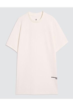 Camiseta Para Hombre Manga Corta Color Crema Marca Ostu #60091518