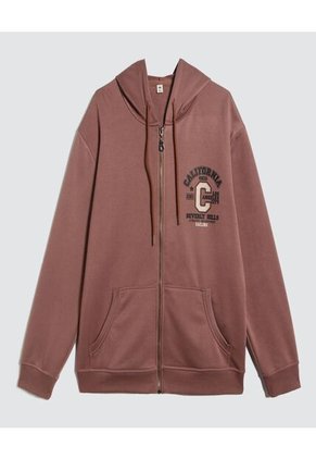 Buzo Para Hombre Zipper Color Café  Marca Ostu #60060440