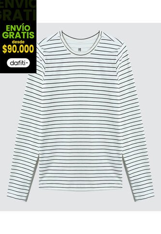 Camiseta Para Mujer Manga Larga Color Negro Marca Ostu #40092021 Ostu